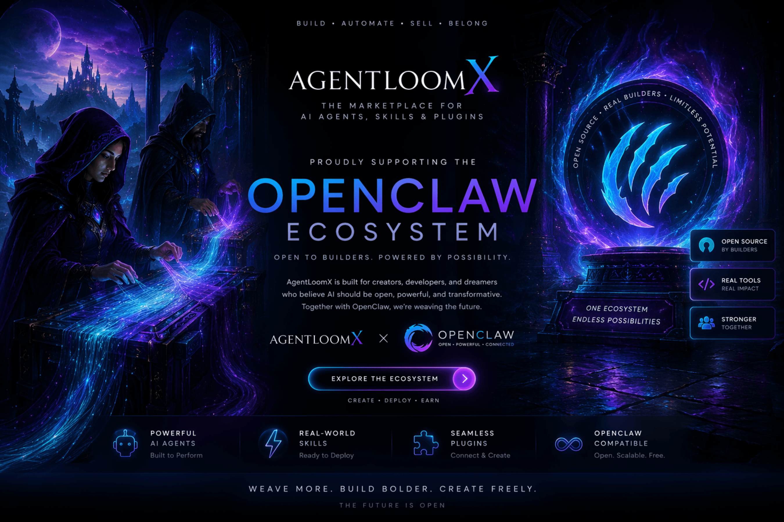 OpenClaw ecosystem support visual